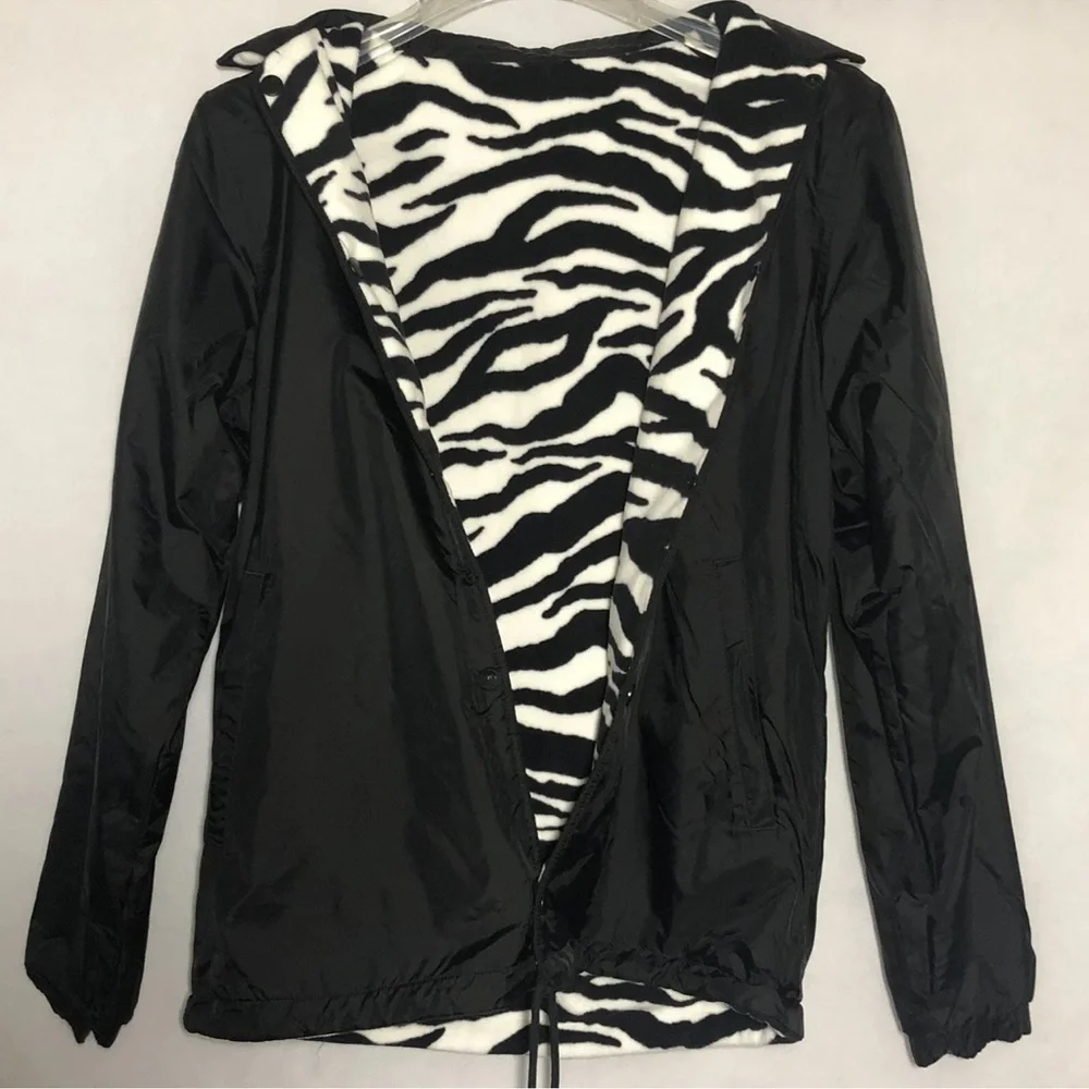 Nike Reversible Zebra Print Fleece‎ Jacket